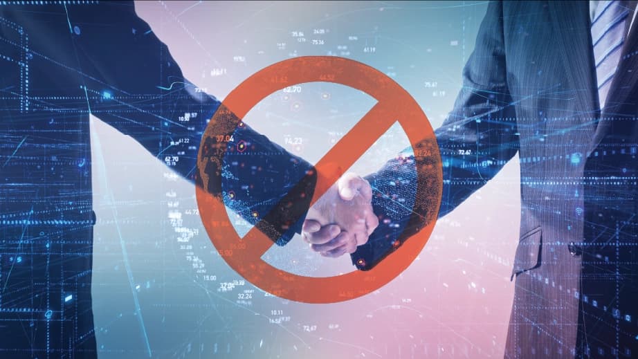 Illustration of a business meeting